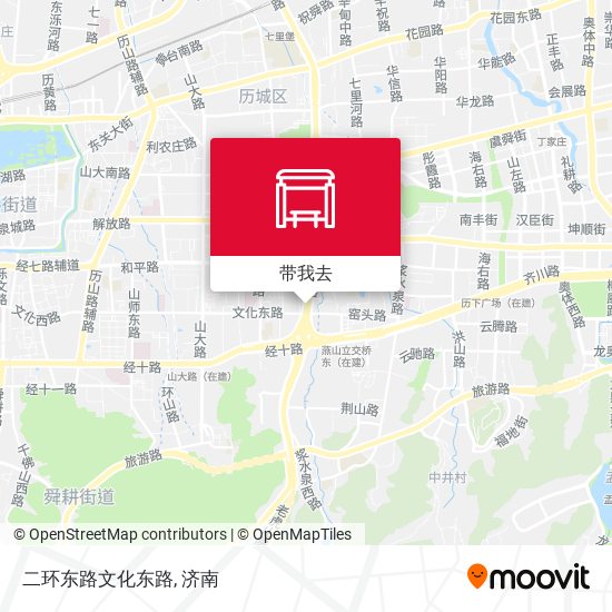 二环东路文化东路地图