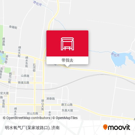 明水氧气厂(杲家坡路口)地图
