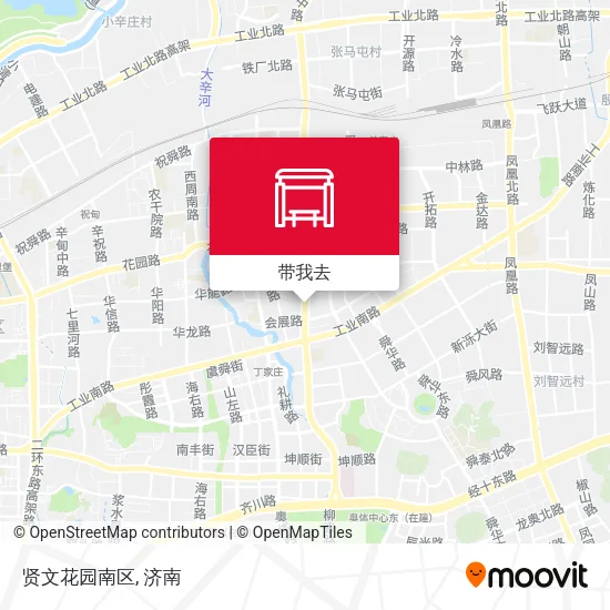 贤文花园南区地图