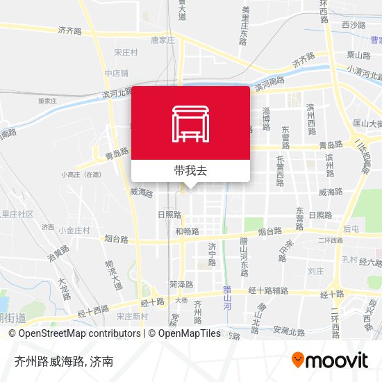 齐州路威海路地图