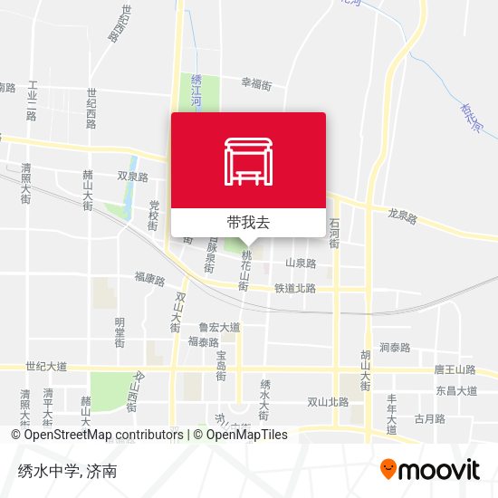 绣水中学地图