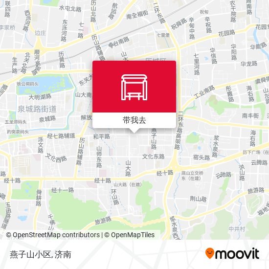 燕子山小区地图