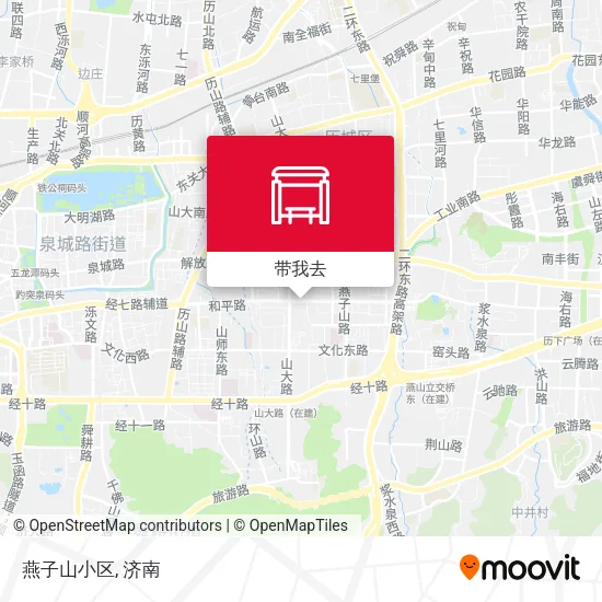 燕子山小区地图