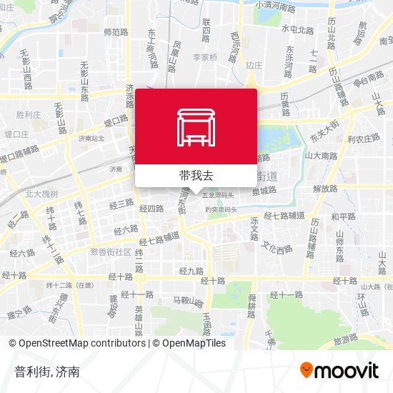 普利街地图
