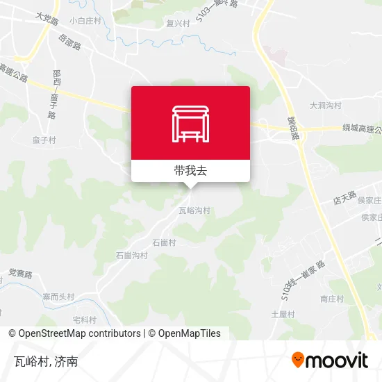 瓦峪村地图