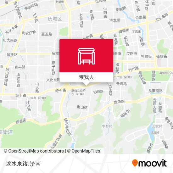 浆水泉路地图