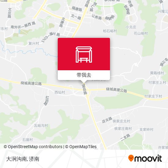 大涧沟南地图