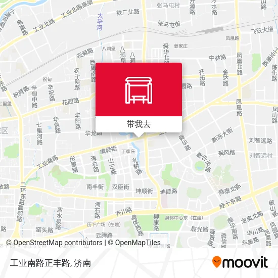 工业南路正丰路地图