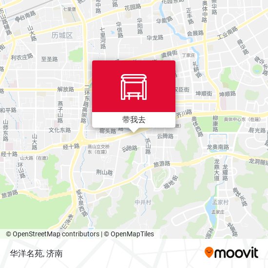 华洋名苑地图