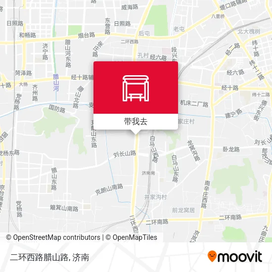 二环西路腊山路地图