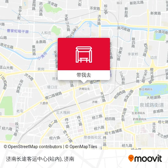 济南长途客运中心(站内)地图