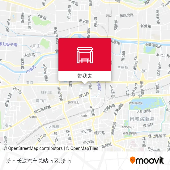 济南长途汽车总站南区地图