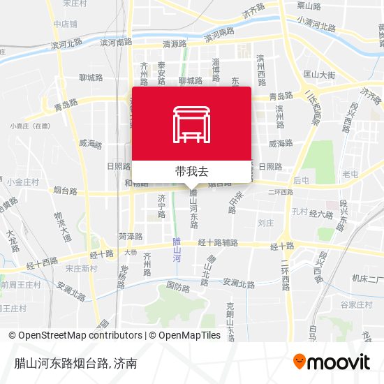 腊山河东路烟台路地图