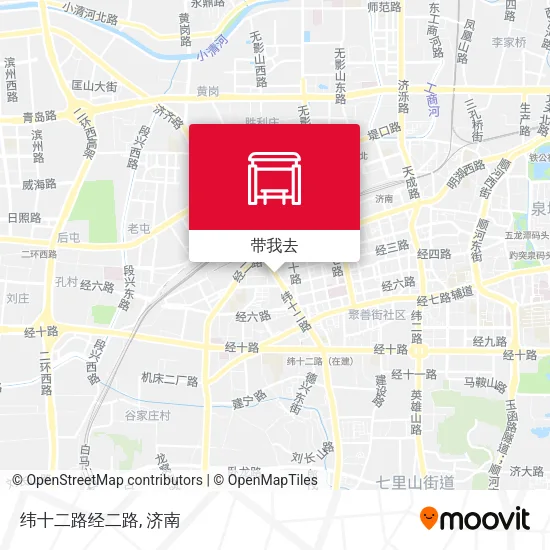 纬十二路经二路地图