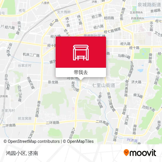 鸿园小区地图