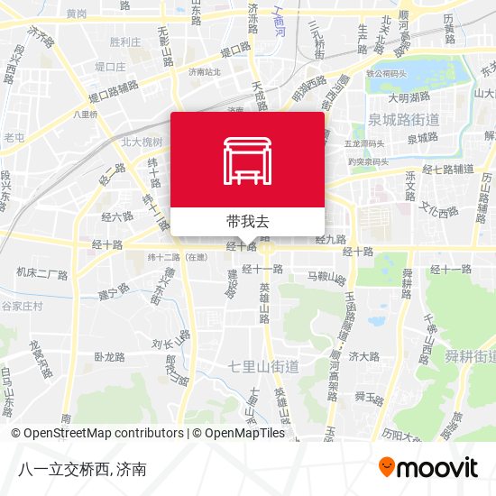 八一立交桥西地图