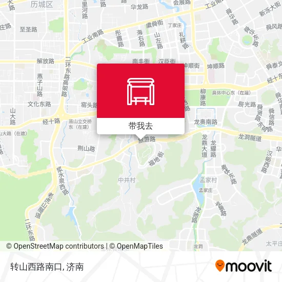 转山西路南口地图