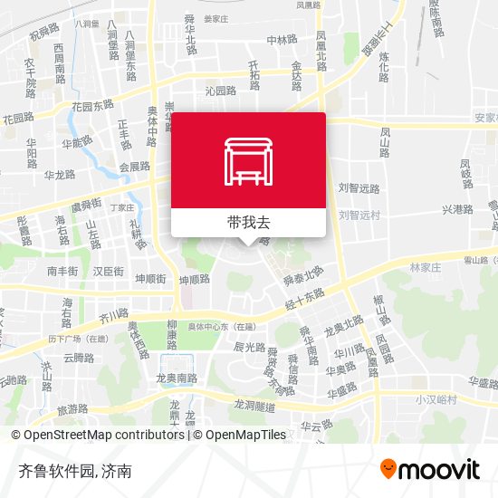 齐鲁软件园地图