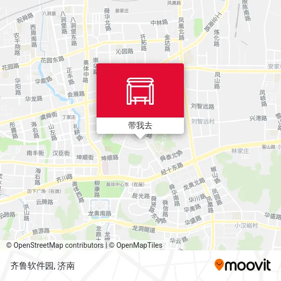 齐鲁软件园地图