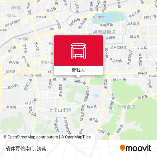 省体育馆南门地图