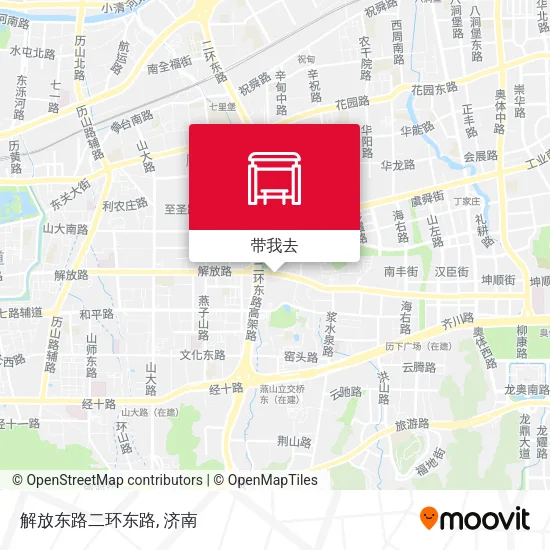 解放东路二环东路地图