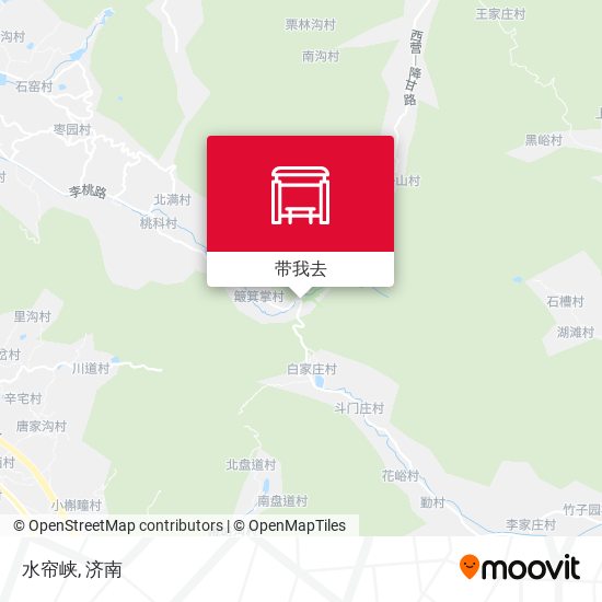水帘峡地图