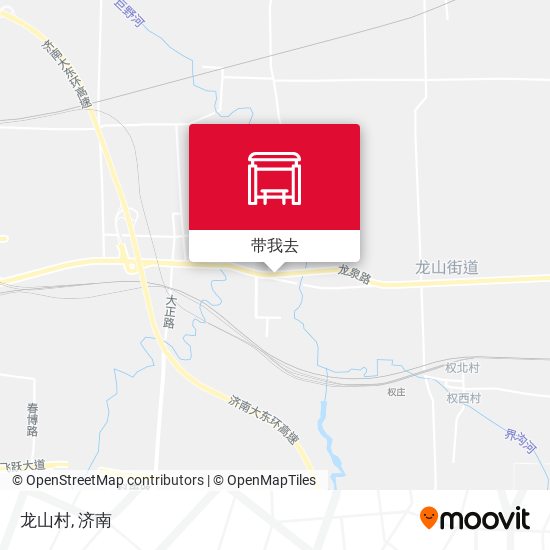 龙山村地图
