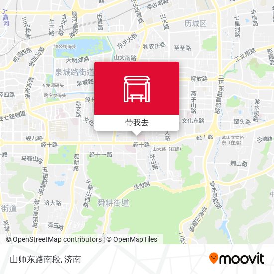 山师东路南段地图