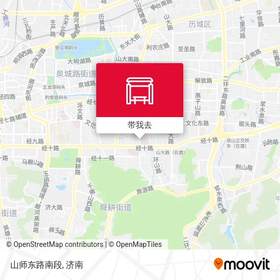 山师东路南段地图