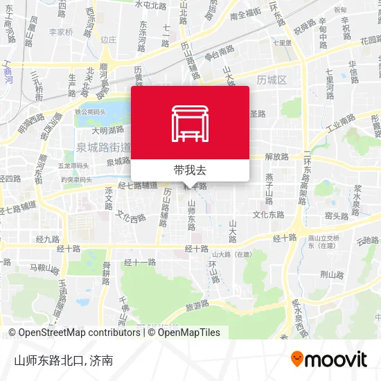 山师东路北口地图