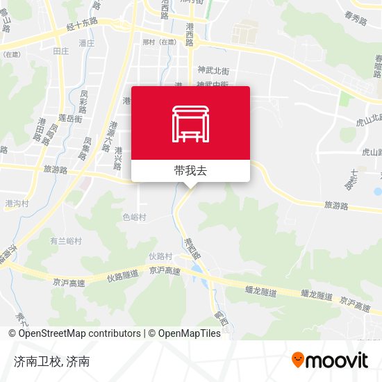 济南卫校地图