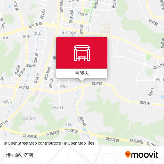 港西路地图