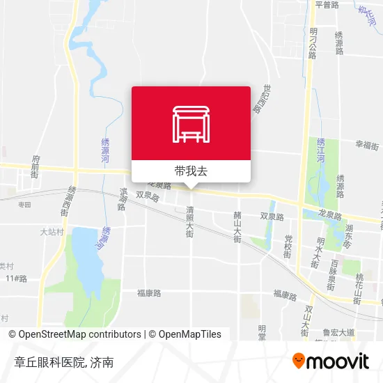 章丘眼科医院地图