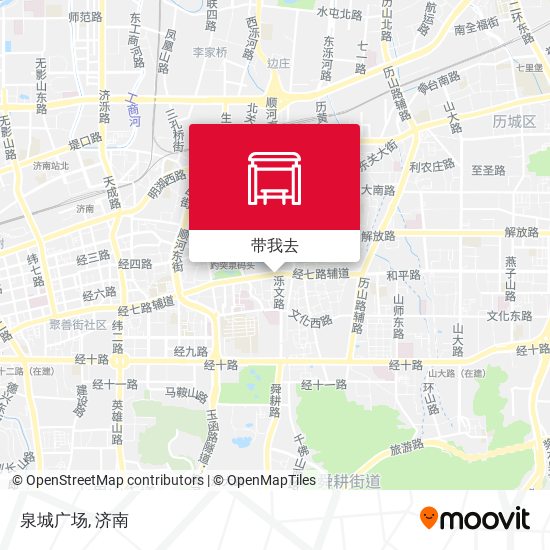 泉城广场地图