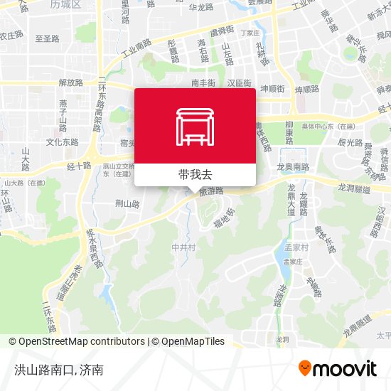 洪山路南口地图
