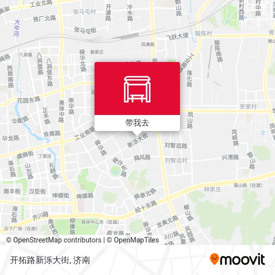 开拓路新泺大街地图