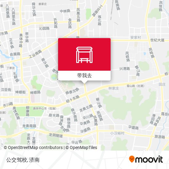 公交驾校地图