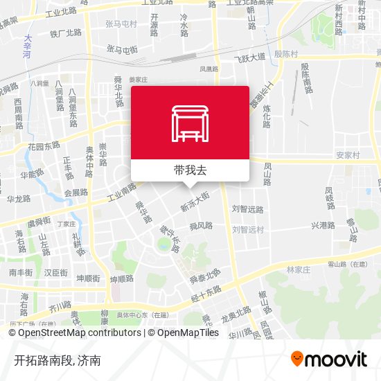 开拓路南段地图