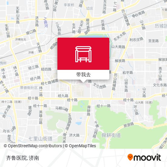 齐鲁医院地图