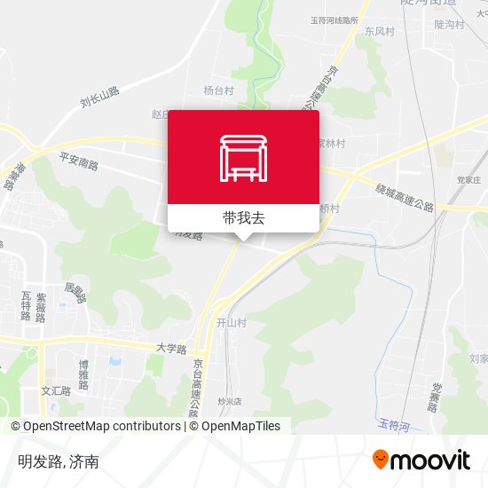 明发路地图