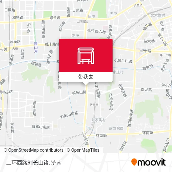 二环西路刘长山路地图