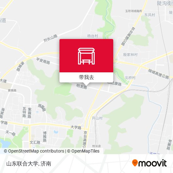 山东联合大学地图