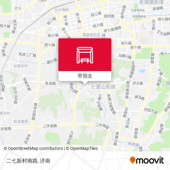 二七新村南路地图