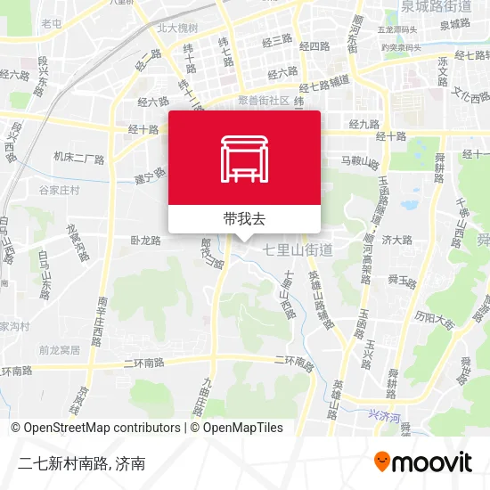 二七新村南路地图
