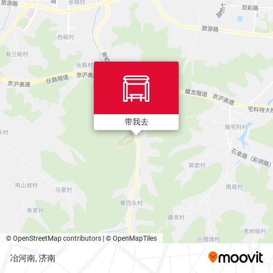 冶河南地图
