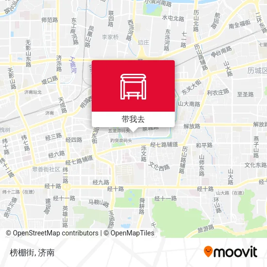 榜棚街地图
