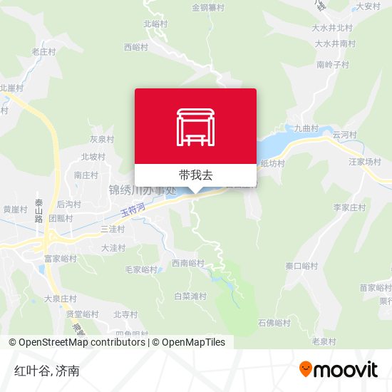 红叶谷地图