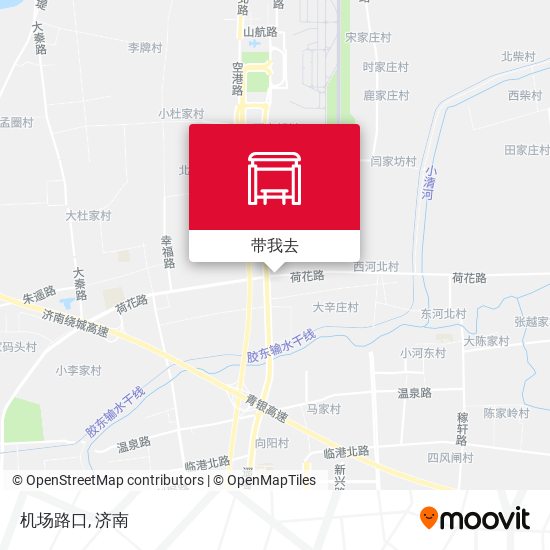 机场路口地图