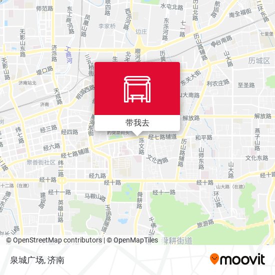 泉城广场地图