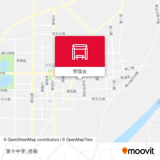 第十中学地图